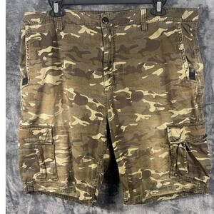 Quicksilver Camouflage Camo Surf/Skate Cargo Board Shorts Size 40